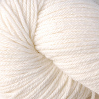 Close-up of a ball of cream-coloured yarn