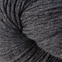 Close-up of dark gray heathered yarn 