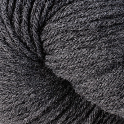 Close-up of dark gray heathered yarn 