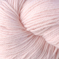 Close-up of very light pink yarn