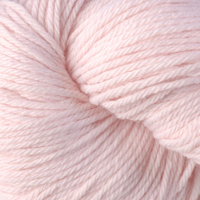 Close-up of very light pink yarn