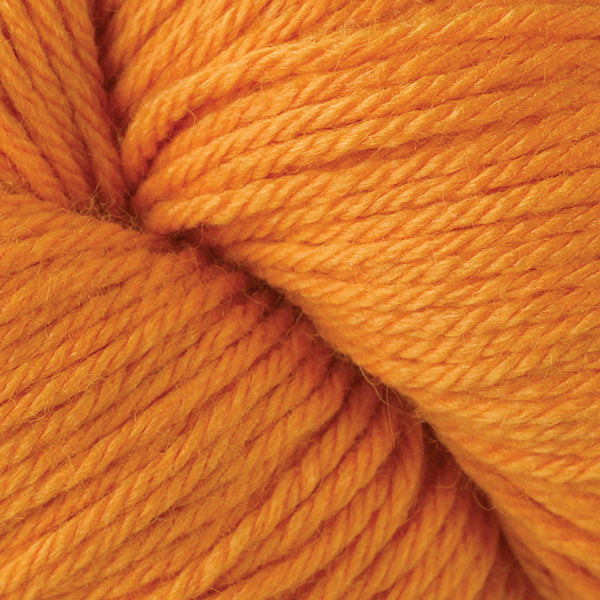 Close-up of bright orange yarn