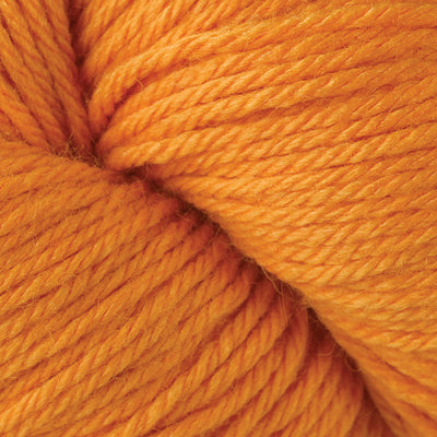 Close-up of bright orange yarn