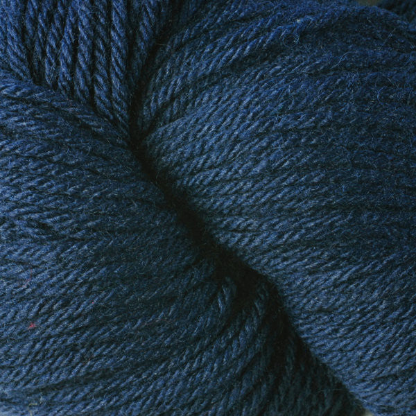 Close-up of dark teal yarn