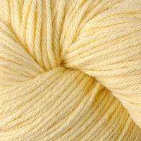 Close-up of pale yellow yarn