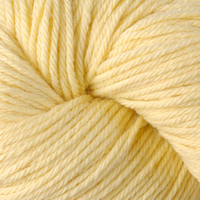 Close-up of pale yellow yarn