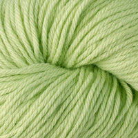 Close-up of pale green yarn