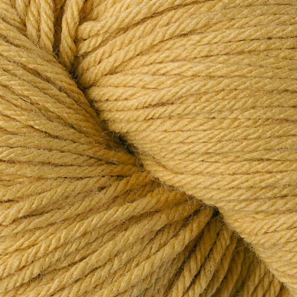 Close-up of mustard yellow yarn