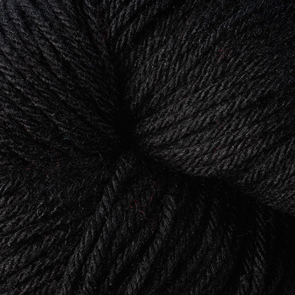 Close-up of black yarn 