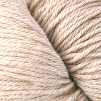 Close-up of heathered beige yarn