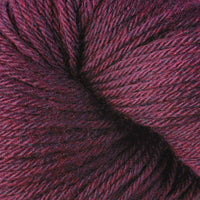 Close-up of dark purple-burgundy yarn