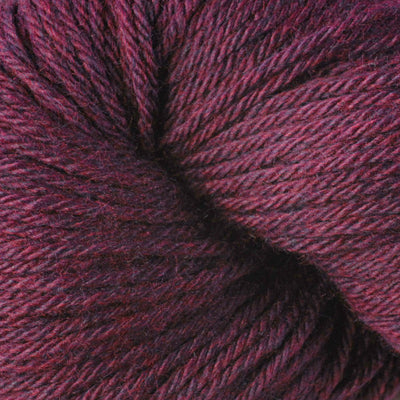 Close-up of dark purple-burgundy yarn