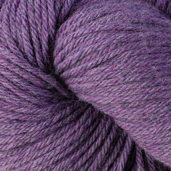 Close-up of medium purple yarn 