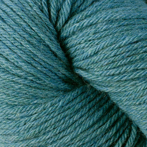 Close-up of light teal yarn