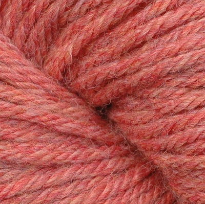 Close-up of pale coral yarn