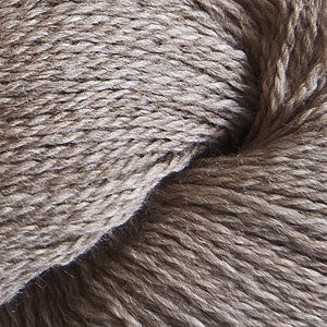 Close-up of a skein of tan yarn 