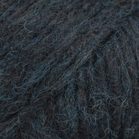 Close-up of dark blue yarn 