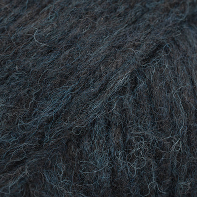 Close-up of dark blue yarn 