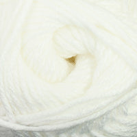 Close-up of a ball of white yarn