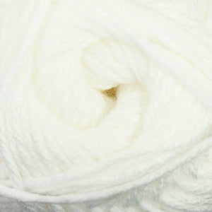 Close-up of a ball of white yarn
