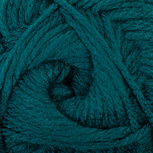 Close-up of teal yarn ball