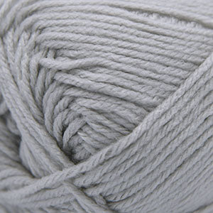 Close-up of gray yarn ball