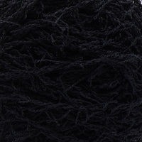 Close up of textured black yarn 