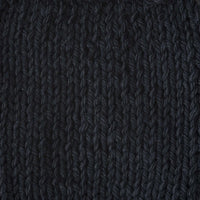 Close-up of black knitted fabric 
