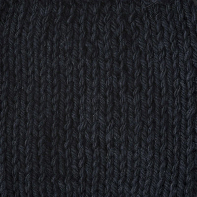 Close-up of black knitted fabric 