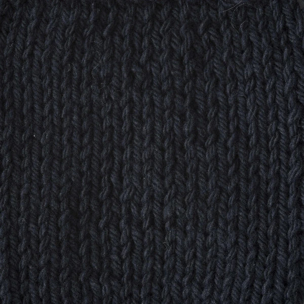 Close-up of black knitted fabric 
