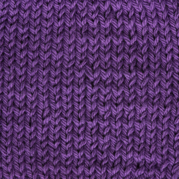 Close-up of a purple knitted fabric 