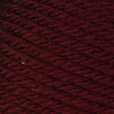 Close-up of dark red yarn 