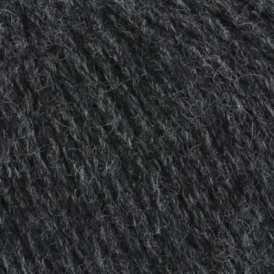 Close-up of dark gray yarn