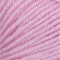 Close up of light pink yarn ball