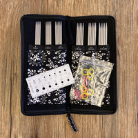 ChiaoGoo Stainless Steel 6" Sock Needle Set