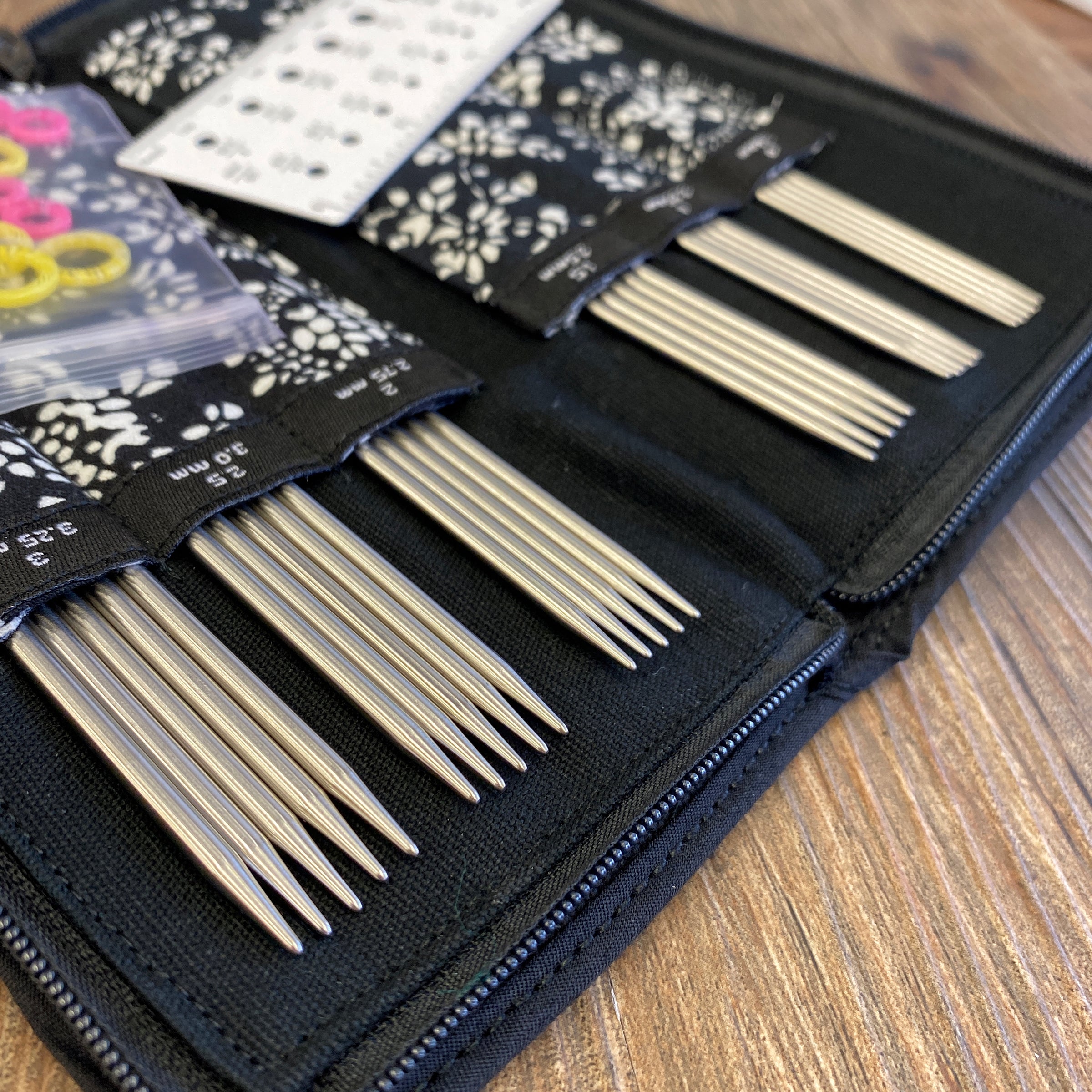 ChiaoGoo Stainless Steel 6" Sock Needle Set