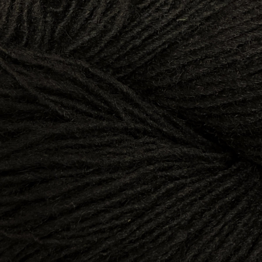 Close-up of black yarn ball