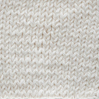 Close-up of a beige knitted fabric