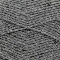 Close-up of gray tweed yarn 