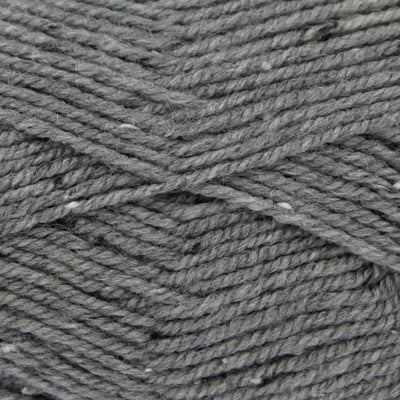 Close-up of gray tweed yarn 