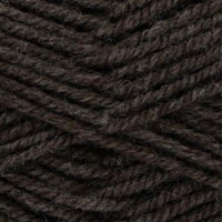 Close-up of dark brown heathered yarn