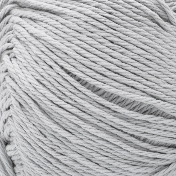 Close-up of pale gray yarn ball