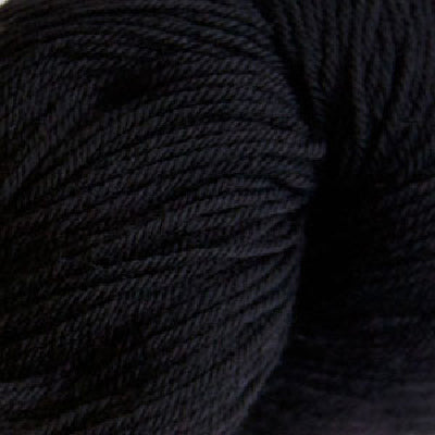 Close-up of skein of black yarn