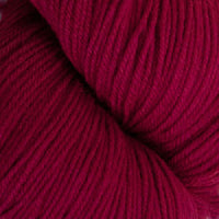 Close-up of skein of red yarn