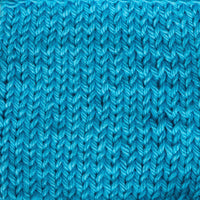 Close-up of blue knitted fabric texture