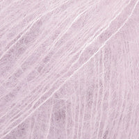 Close-up of light purple lace yarn