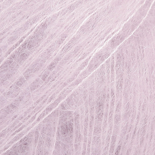 Close-up of light purple lace yarn