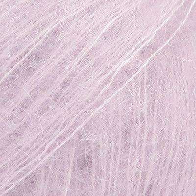 Close-up of light purple lace yarn
