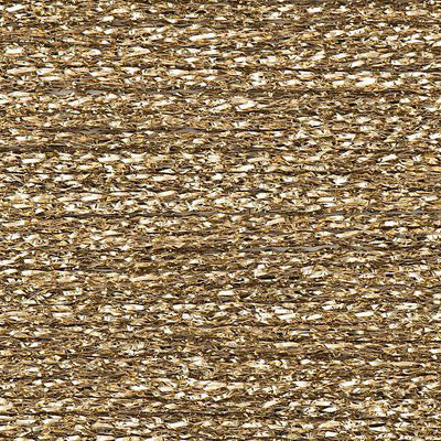 Close up of gold metallic yarn 