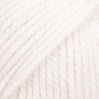 Close-up of a ball of white yarn